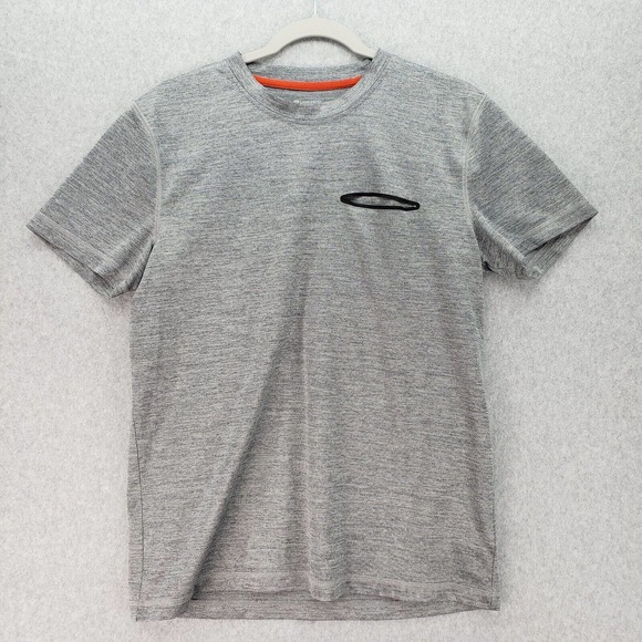 Lands End Sport Active T-Shirt Top Short Sleeve Gray Womens Size Medium - Picture 1 of 10